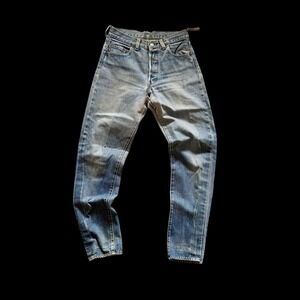 Vintage 70's Women's Selvedge Levi's Denim Jeans Sz 27x28 Custom Redone